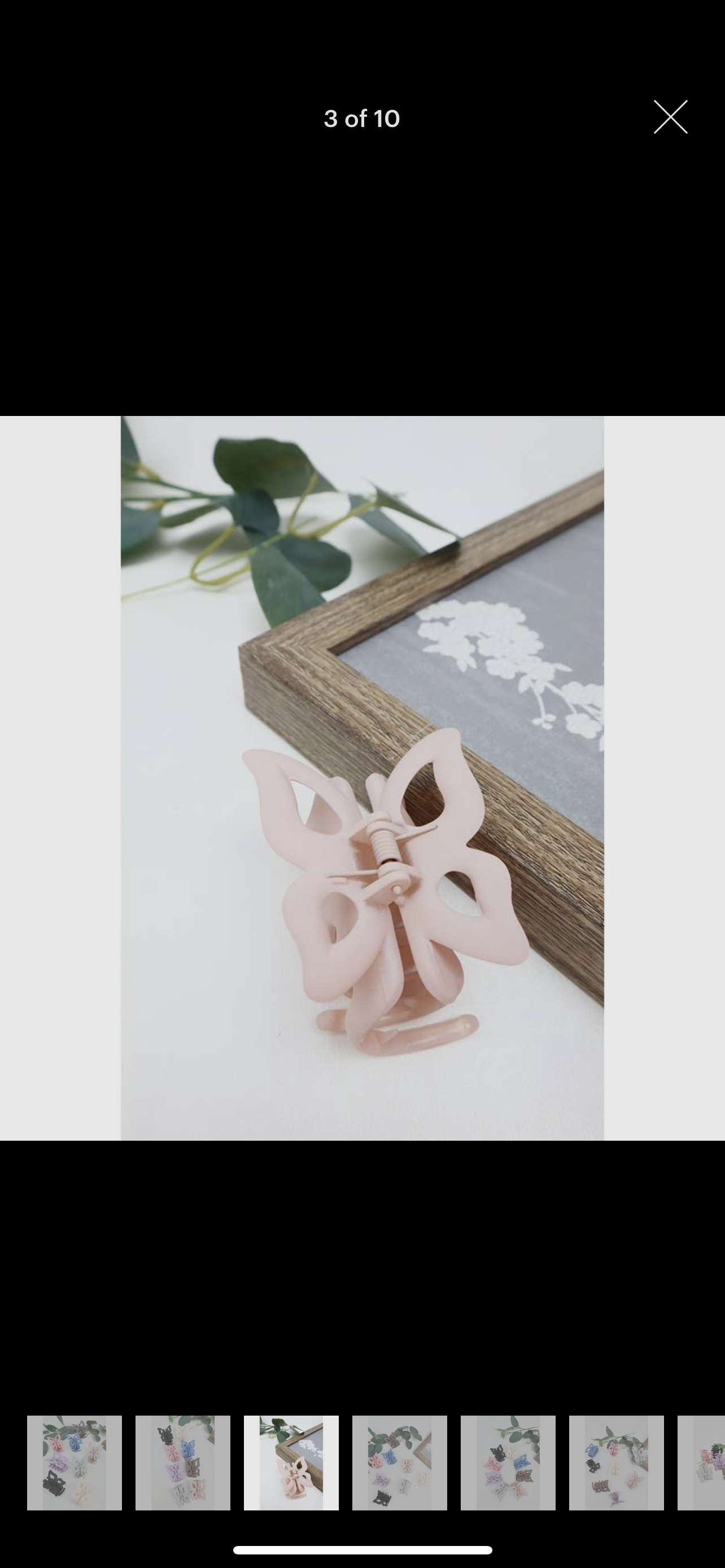 Butterfly Hair Claw