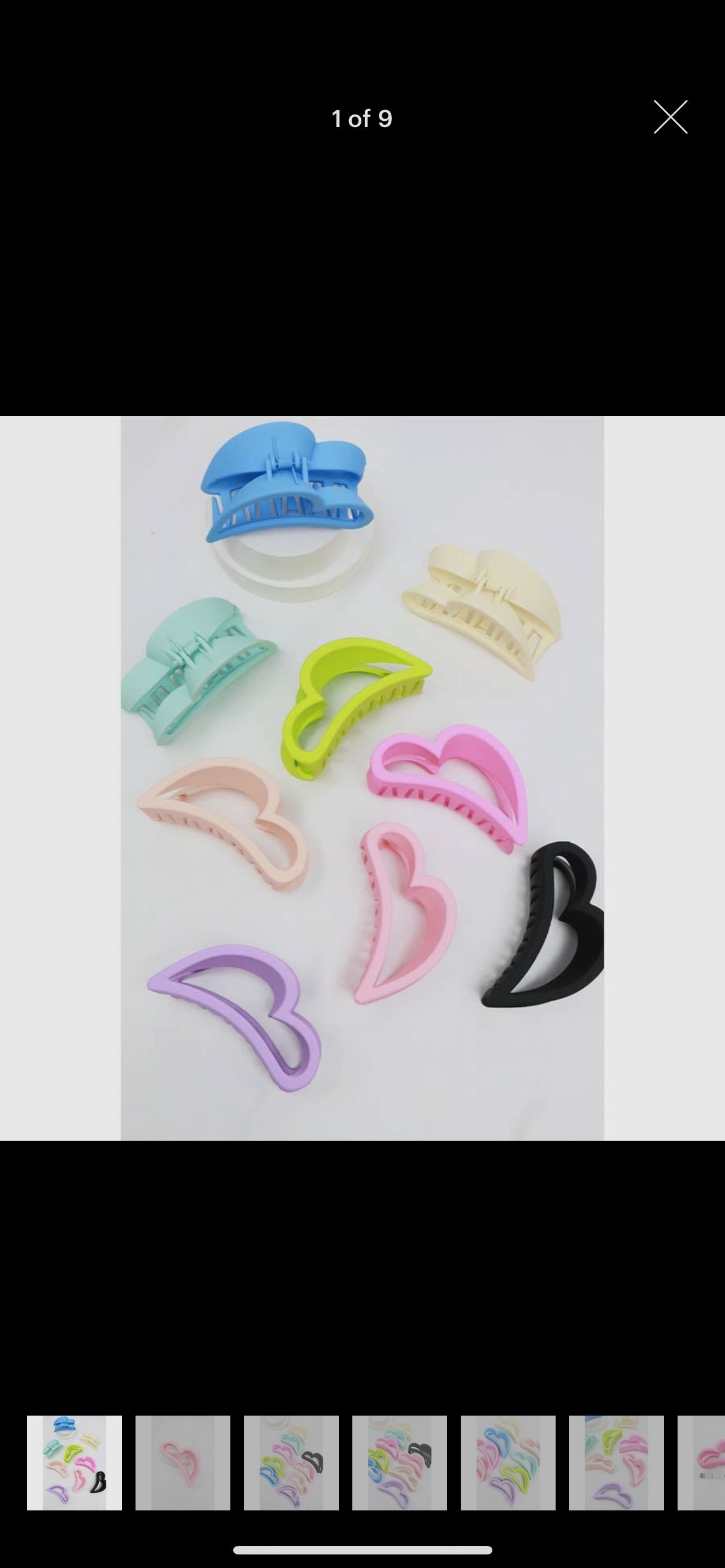 Heart Shaped Hair Claw