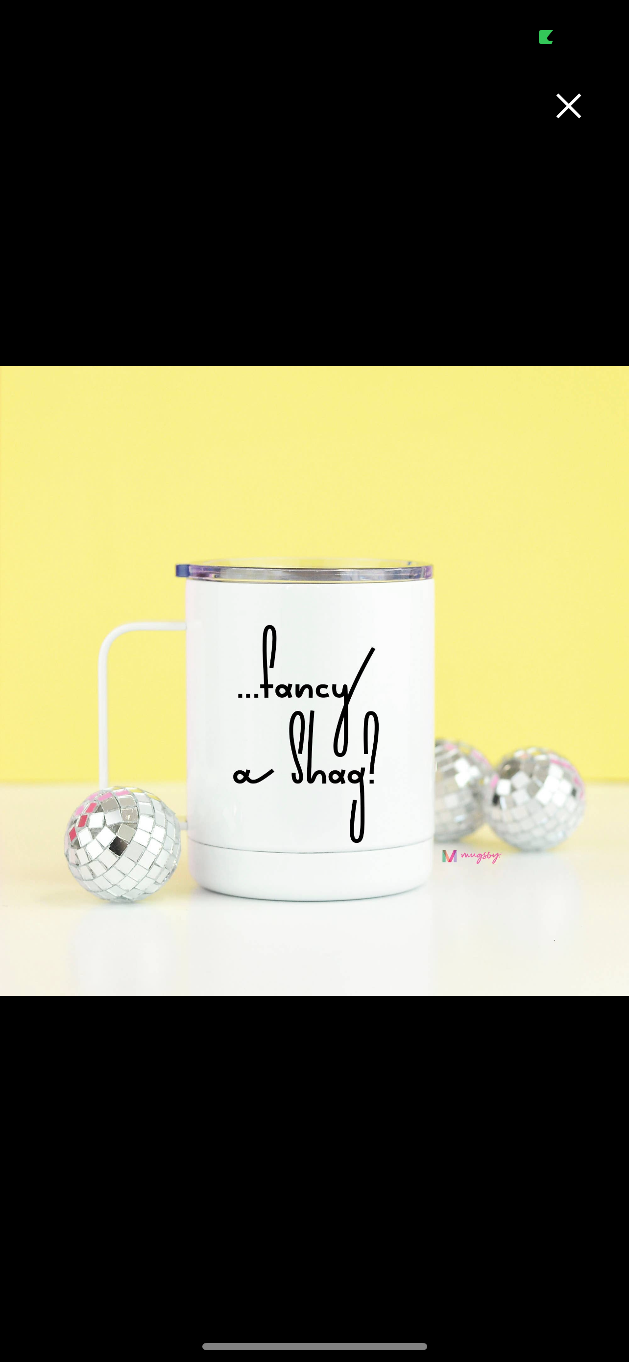 Fancy A Shag? Travel mug
