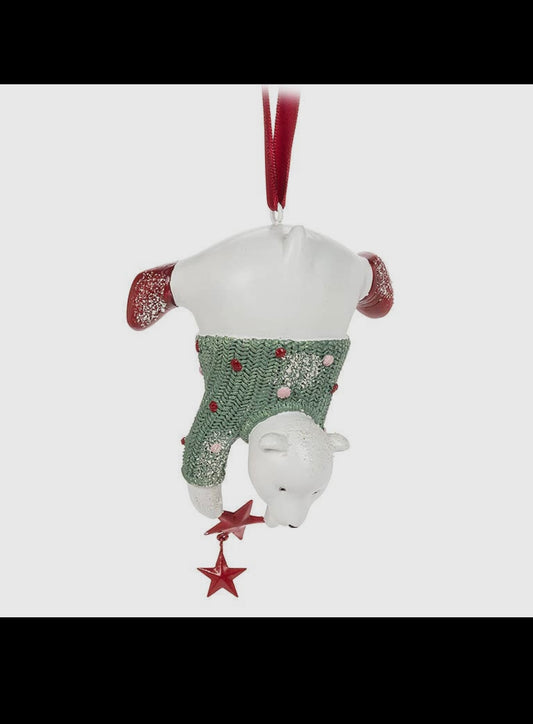 Dangling Bear Ornament