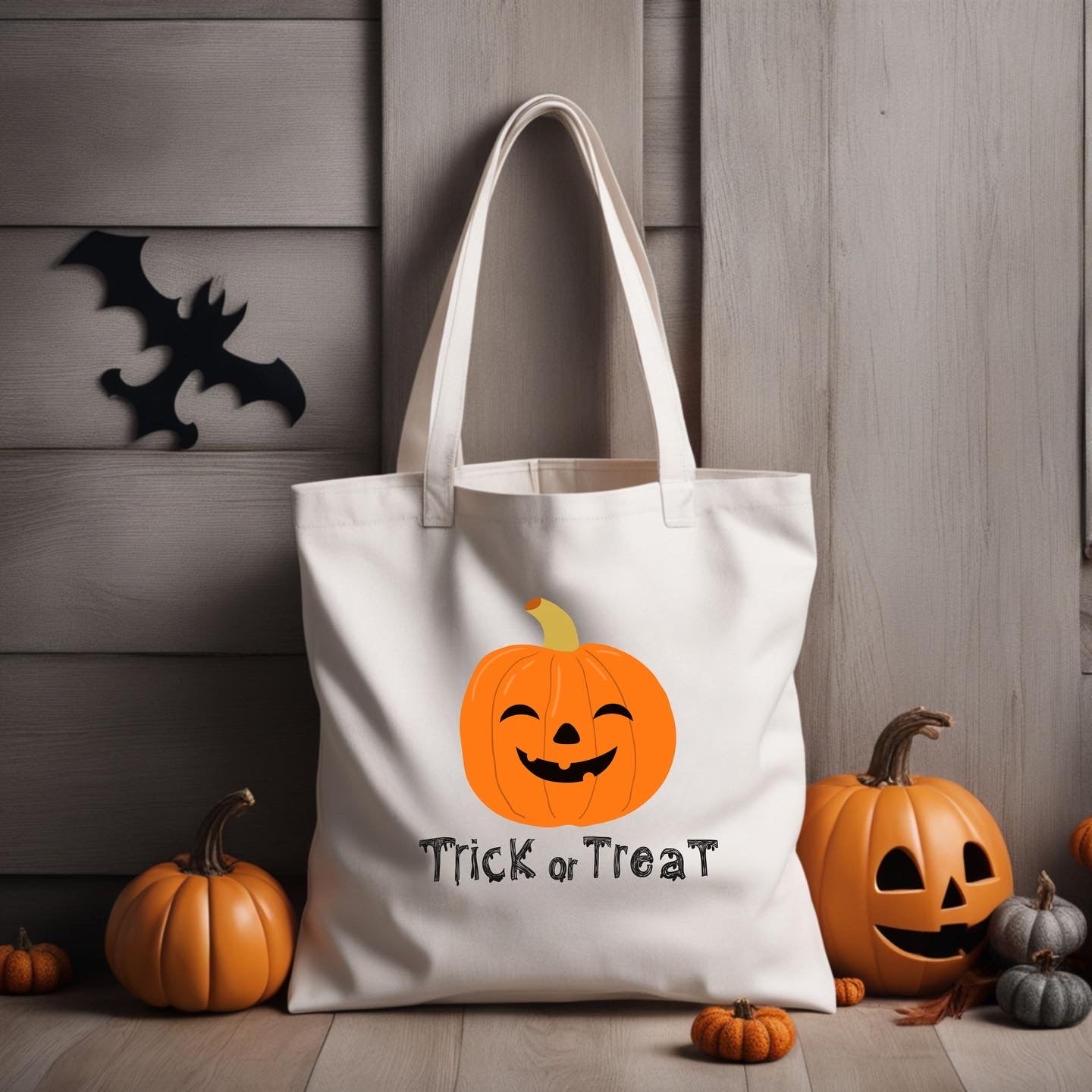 Pumpkin Trick or Treat Tote