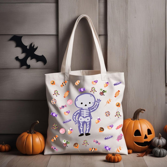 Candy Skelli Trick Or Treat Tote