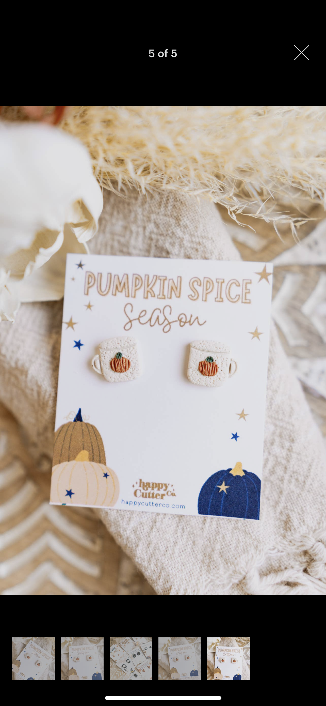 Cozy Fall Mug earrings