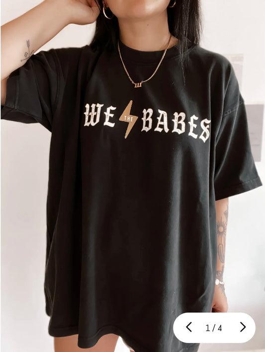 WTB Bolt Oversized Girlfriend Tee - Vintage Black