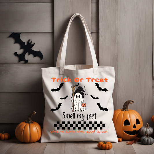 Smell My Feet Trick Or Treat Tote