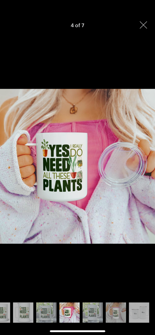 Yes Plants Travel Mug 12 oz